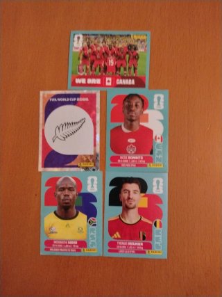 5 cromos FIFA World Cup 2026