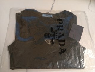 Camiseta Top Tank Prada Negra