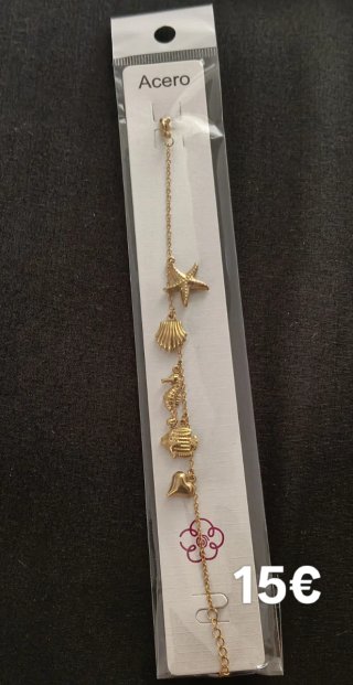 Pulsera Acero Dorada