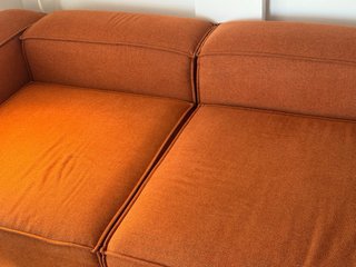 Sofá modular diseño naranja