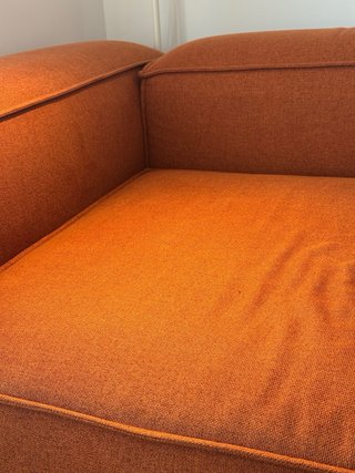 Sofá modular diseño naranja