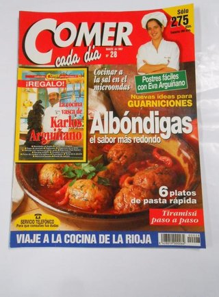 Revistas comer cada dia, más de 50 ejemplares.