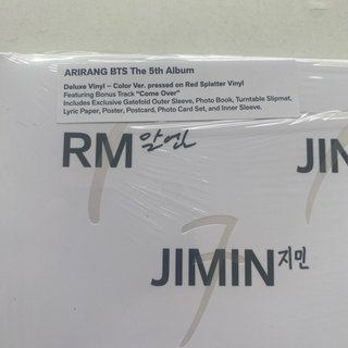 EDICION DELUXE  BTS   ARIRANG  B & W VERSION