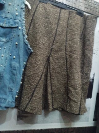 Chaleco vaquero perlas talla XL