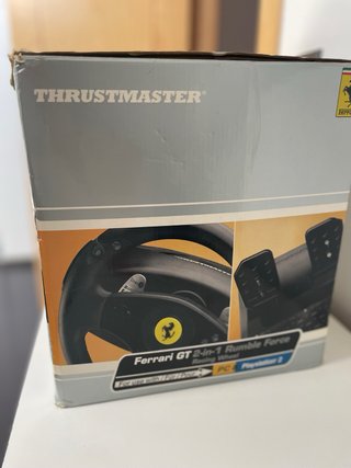 Volante y pedales thrustmaster ps2