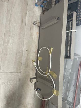Radiador eléctrico beige/gris