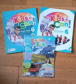 Libro de texto escolar en inglés