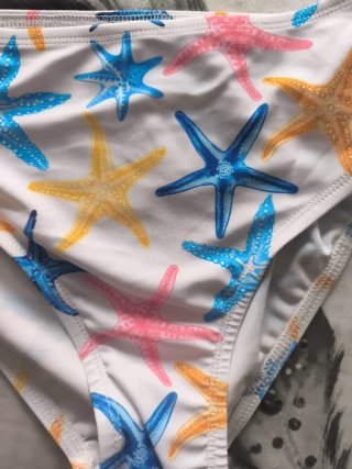 Bikini infantil estrellas de mar talla 14