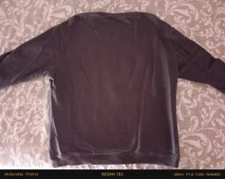 Sudadera gris con logo PH