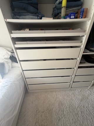 Vestidor Pax Ikea Modulos Blanco