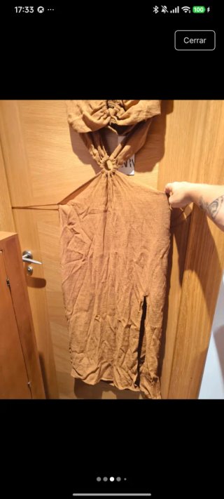 Vestido marrón veraniego