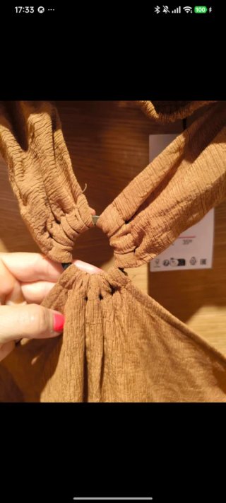 Vestido marrón veraniego