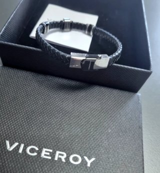 Pulsera Viceroy acero y cuero