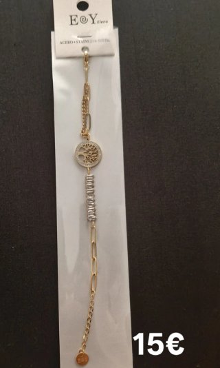 Pulsera Elena árbol de la vida y circonitas