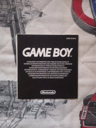 Manual Game Boy DMG-EUR-2 Nintendo