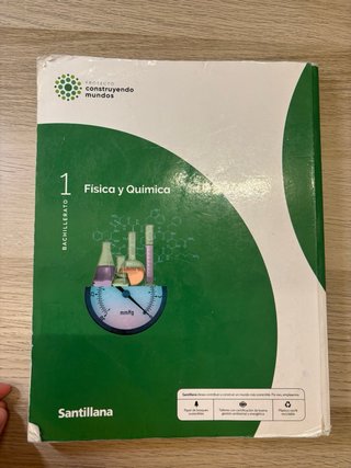 Libro fisica y quimica Santillana 1 bachiller