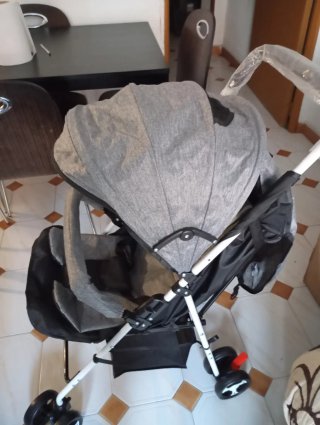 Carrito de paseo gris