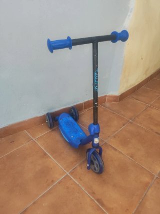 Patinete infantil 3 ruedas azul