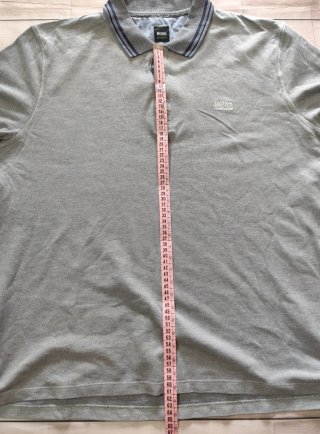 Polo Manga Corta HUGO BOSS Gris Hombre Casual L