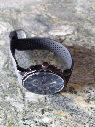 Reloj Hugo Boss Negro y Plateado