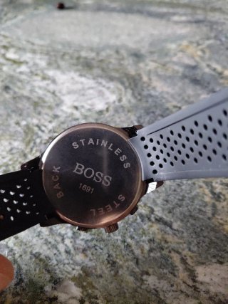 Reloj Hugo Boss Negro y Plateado