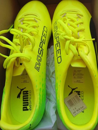 Zapatillas Fútbol Puma Evospeed Verde/Amarillo