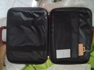 Custodia porta PC bordeaux + tracolla