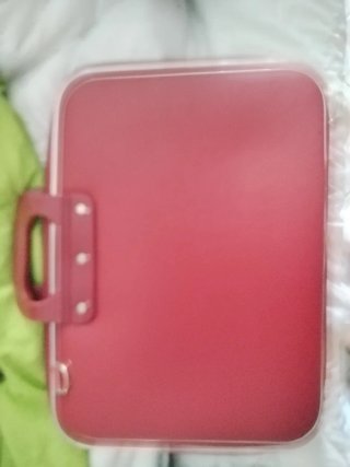 Custodia porta PC bordeaux + tracolla