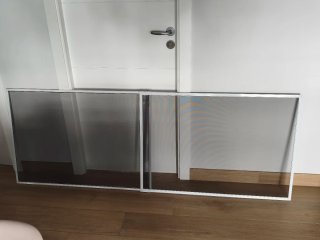 Mosquiteras blancas para ventanas