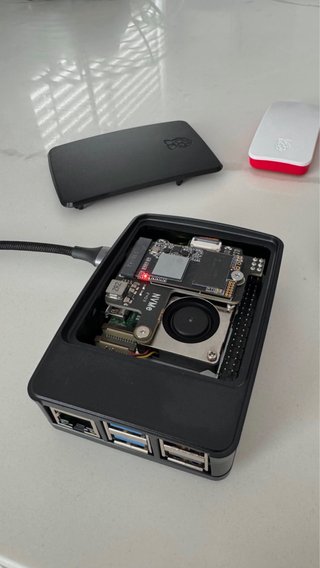 Raspberry Pi 5 8GB + NVMe HAT + SSD 256GB