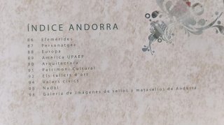 Sellos España y Andorra 2012