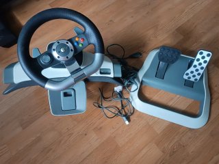Volante y Pedales Xbox 360