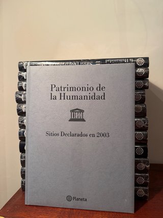 Lote de 12 libros el  Patrimonio  de la humanidad