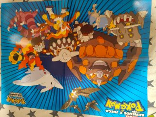 Póster Pokémon Aventuras de Johto a Hoenn