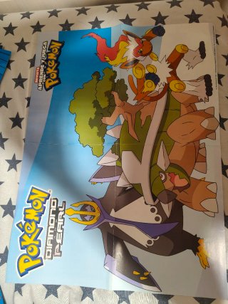 Póster Pokémon Aventuras de Johto a Hoenn