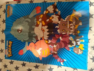 Póster Pokémon Aventuras de Johto a Hoenn