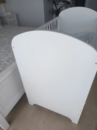Cuna IKEA GONATT madera blanca 60x120 cm