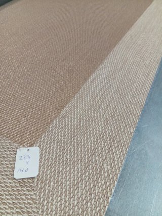 Alfombra vinilo trenzado beige 140x227