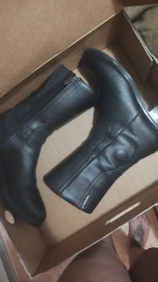 Botas de moto negras talla EUR 40