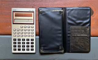 ANTIGUA CALCULADORA CIENTÍFICA SOLAR ELCO ECS-995