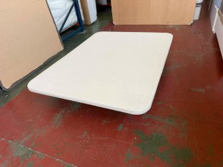 BASE TAPIZADA +COLCHON FLEX VISCO 135x180