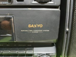 Radio Portátil Sanyo Boombox Cassette