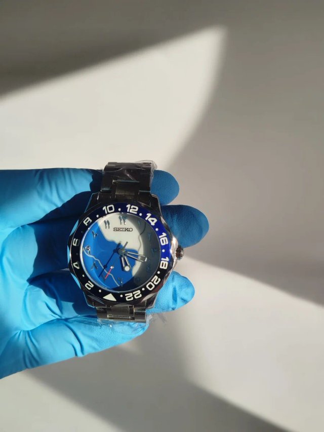 Seiko Mod Árabe Automático 43mm Batman