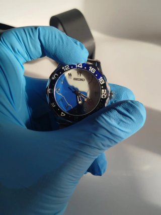Seiko Mod Árabe Automático 43mm Batman