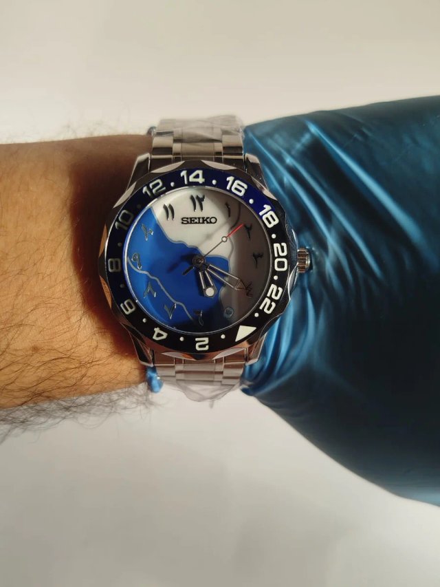 Seiko Mod Árabe Automático 43mm Batman