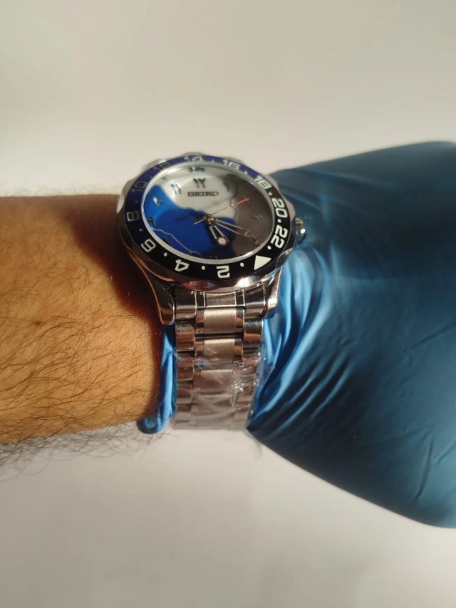 Seiko Mod Árabe Automático 43mm Batman