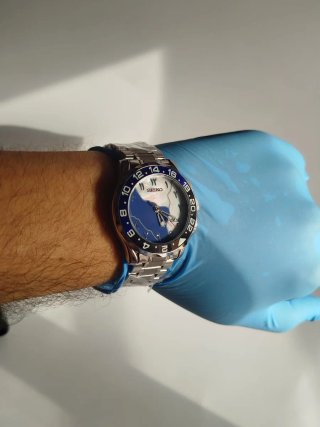 Seiko Mod Árabe Automático 43mm Batman