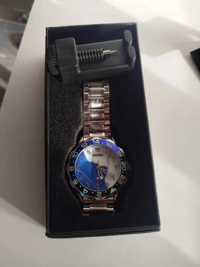 Seiko Mod Árabe Automático 43mm Batman