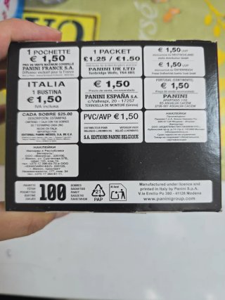 Caja 100 sobres FIFA World Cup 2026