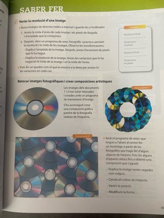 Educació visual i plàstica, nivel II ESO